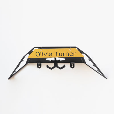 Personalized Metal Bicycle Wall Hanger
