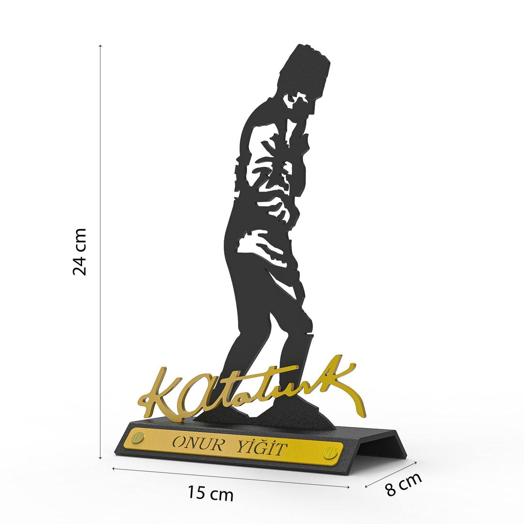 Kişiye Özel Masaüstü Kocatepe Portre ve Atatürk İmzası  - APH232