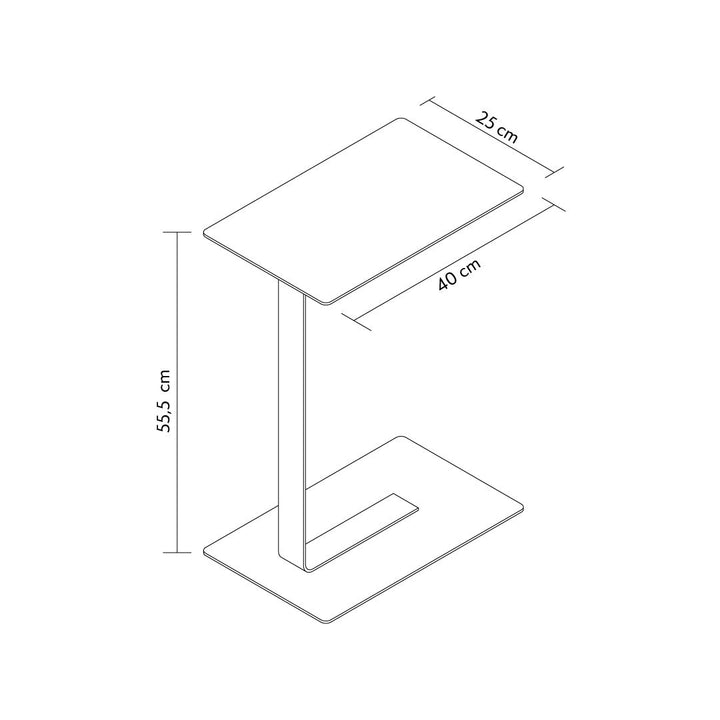 Lift Metal C Side Table - APM003