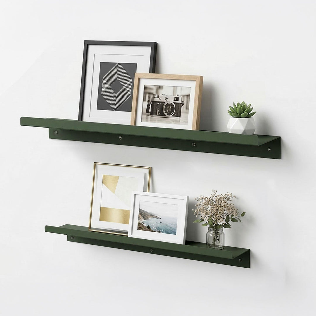 Lines Set of 2 Metal Wall Shelf - APM011