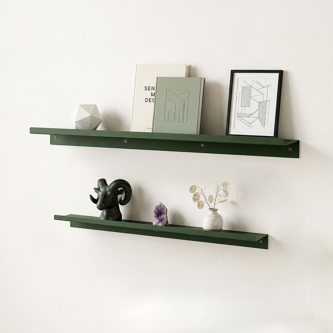 Lines Set of 2 Metal Wall Shelf - APM011
