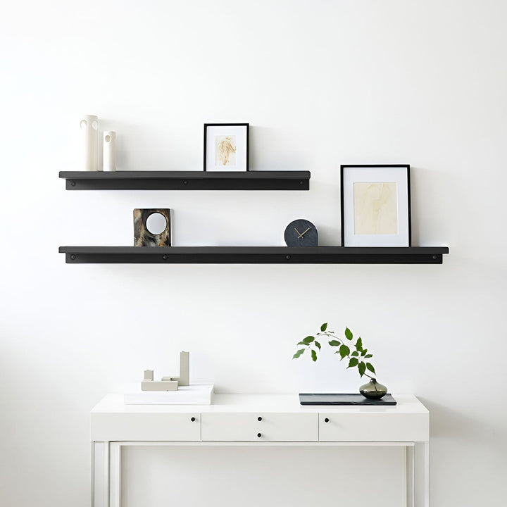 Lines Set of 2 Metal Wall Shelf - APM011