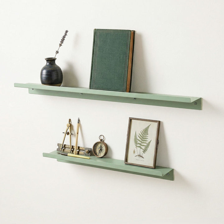 Lines Set of 2 Metal Wall Shelf - APM011