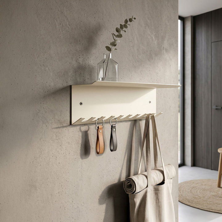 Hub Metal Wall Shelf & Hook - APM015