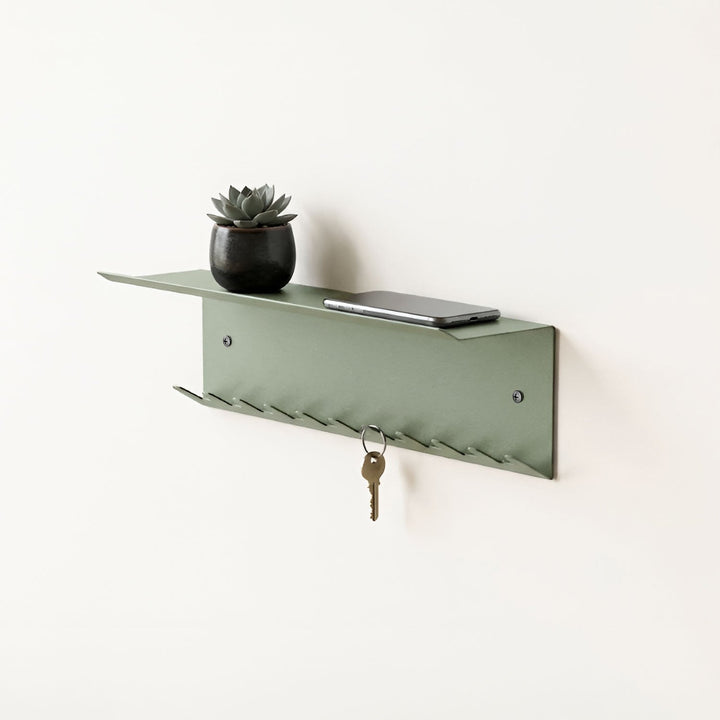Hub Metal Wall Shelf & Hook - APM015