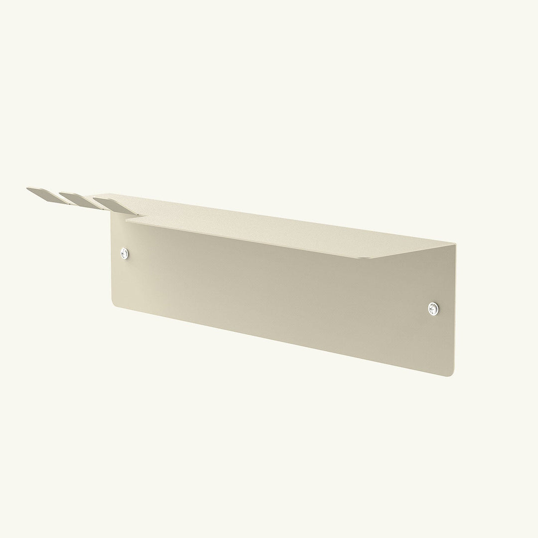 Slate Metal Wall Shelf & Hook - APM017