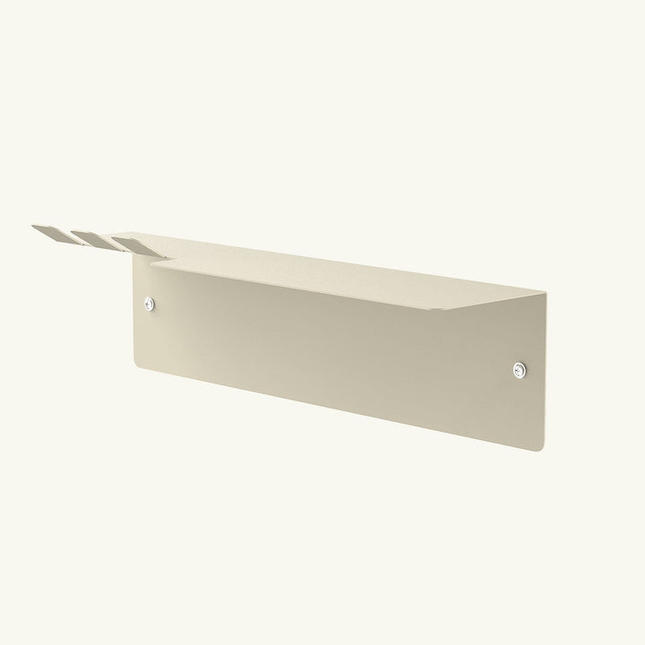 Slate Metal Wall Shelf & Hook - APM017