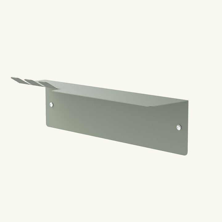 Slate Metal Wall Shelf & Hook - APM017