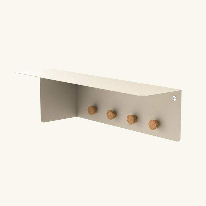 Nook Metal Wall Shelf & Hook - APM020