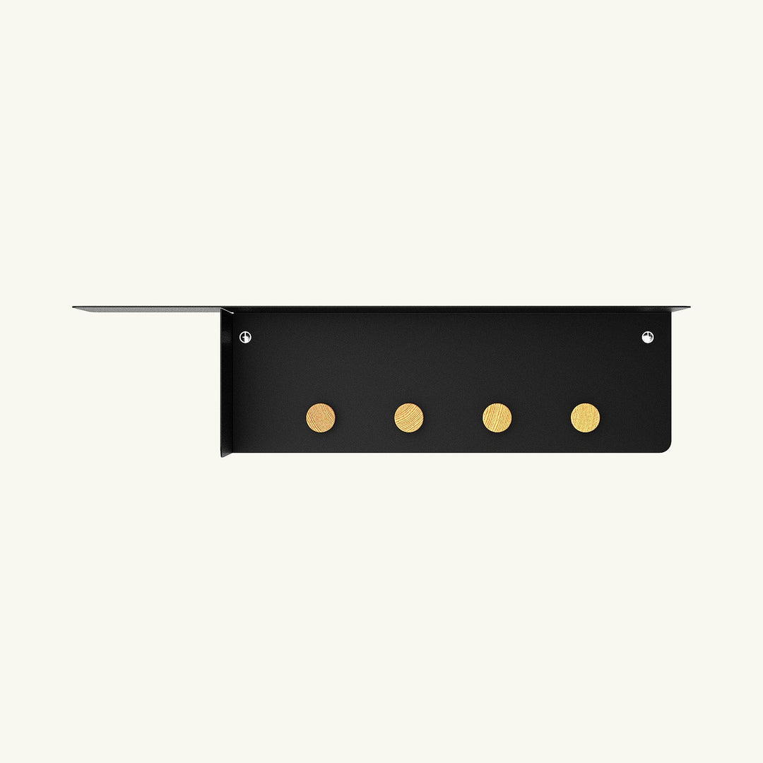 Nook Metal Wall Shelf & Hook - APM020