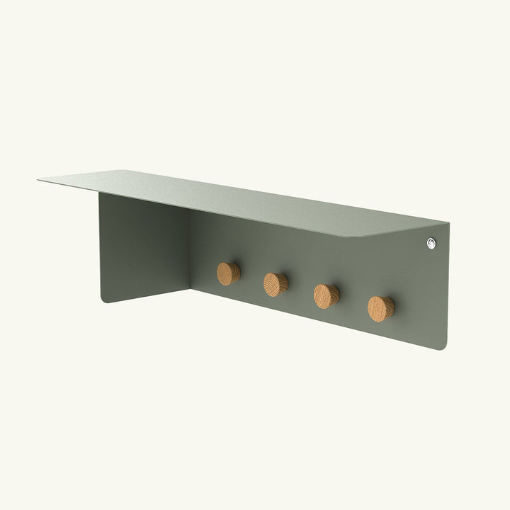Nook Metal Wall Shelf & Hook - APM020