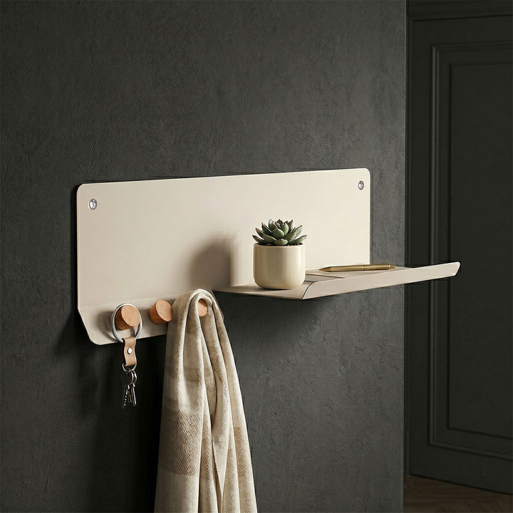 Forma Metal Wall Shelf & Hook - APM021