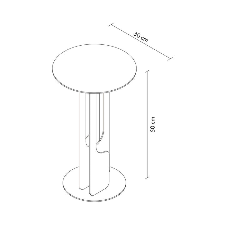 Amorf Metal Side Table - APM023