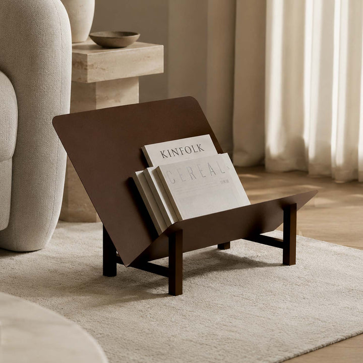Slope Metal Magazine Rack - APM025