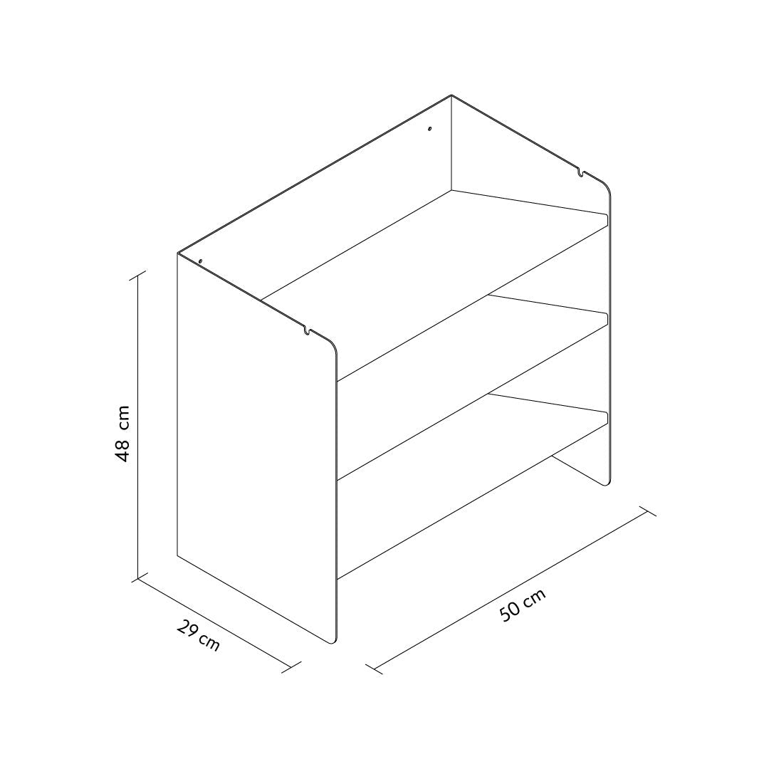 Slope Metal Shoe Rack - APM033