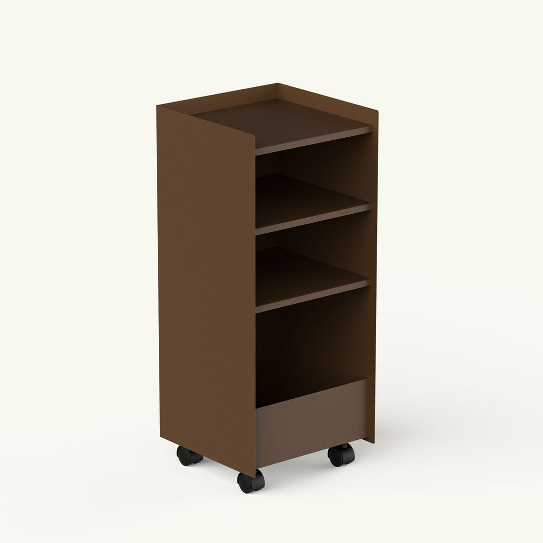 Cube Wheeled Metal Shelf Unit - APM035