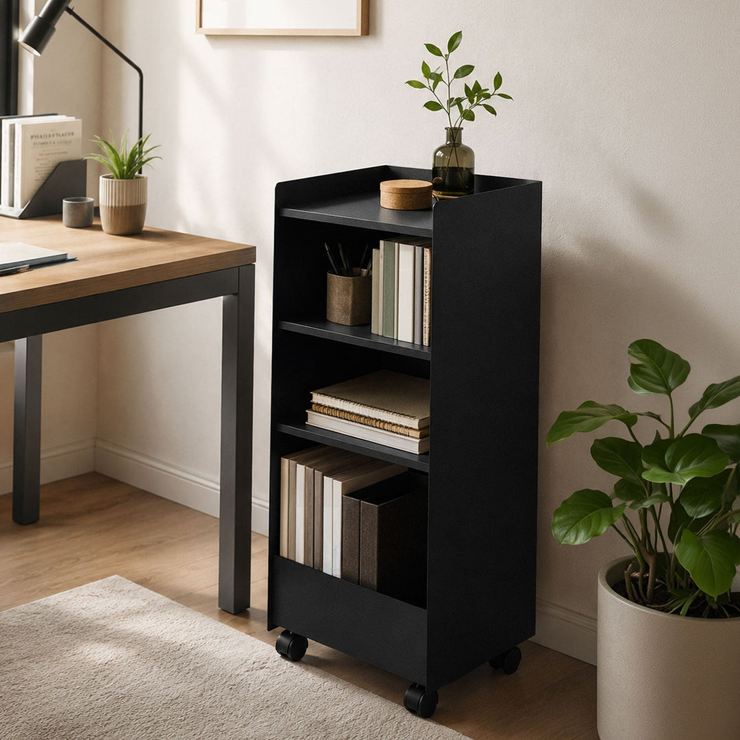 Cube Wheeled Metal Shelf Unit - APM035