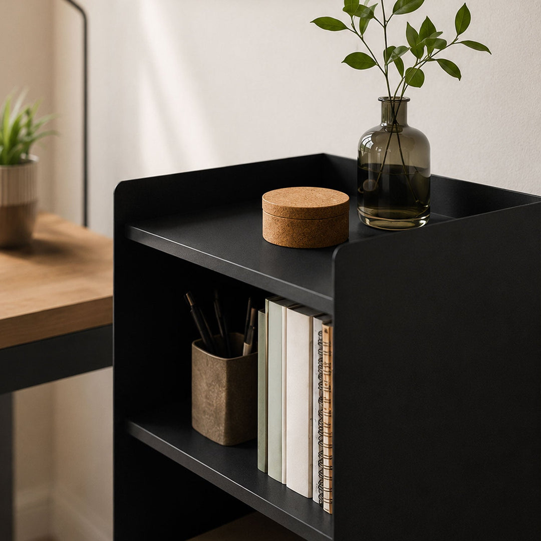 Cube Wheeled Metal Shelf Unit - APM035