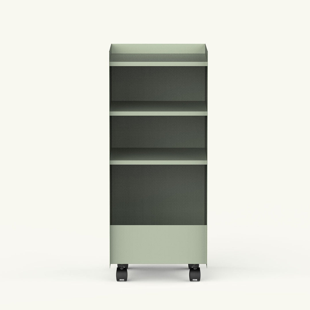 Cube Wheeled Metal Shelf Unit - APM035