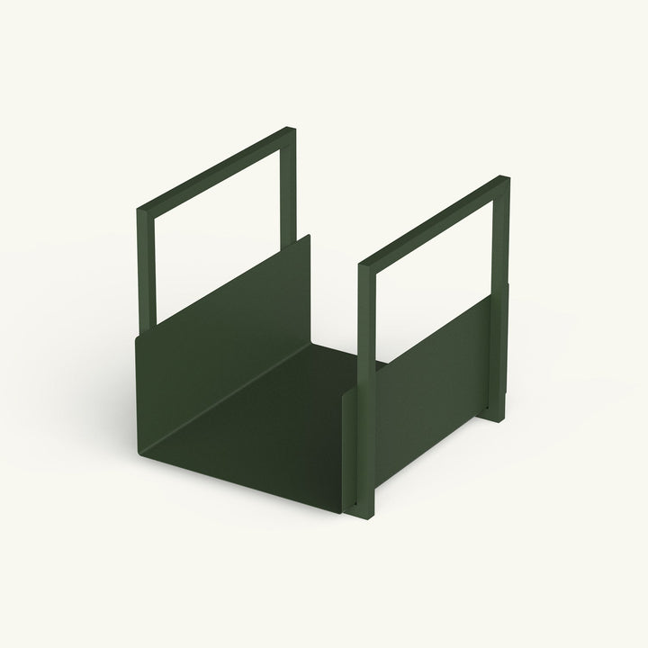 Stack Metal Wood Basket - APM036