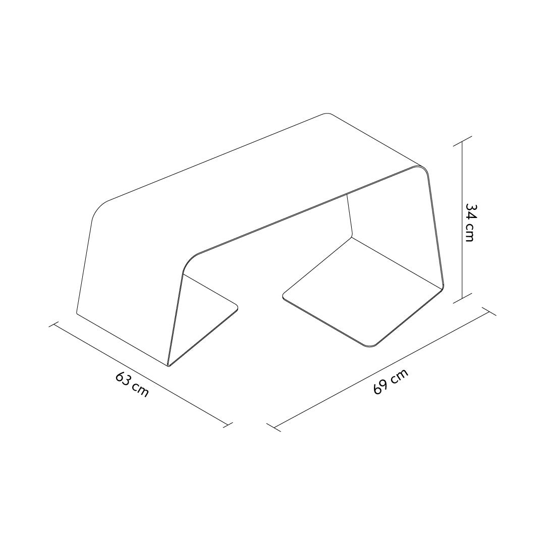 Loop Metal Coffee Table - APM039