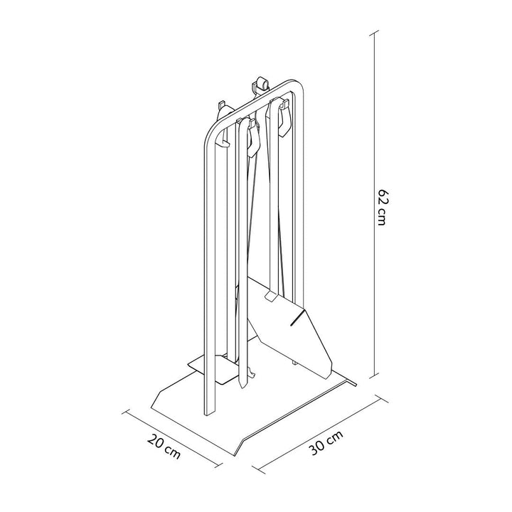 Ember Fireplace Accessory Set - APM040