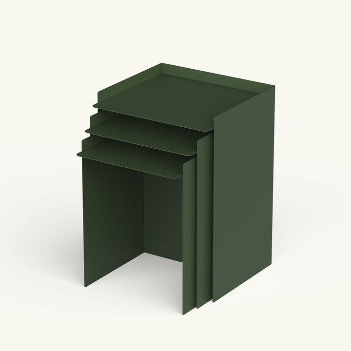 Cube Set of 3  Metal Nesting Table - APM042