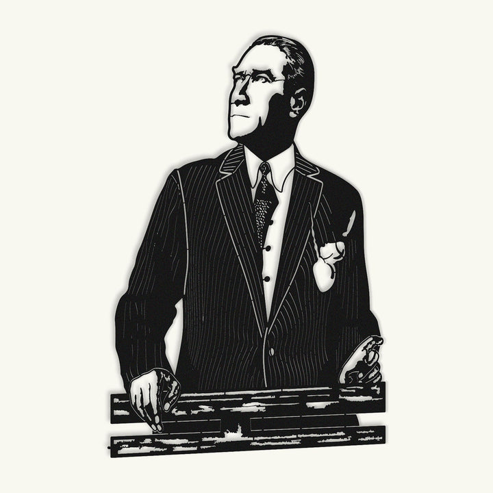 Atatürk Portresi Metal Tablo - APT841