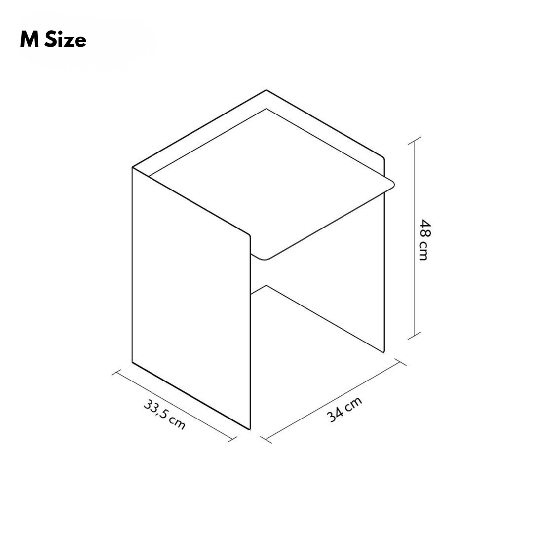 Cube Set of 3  Metal Nesting Table - APM042