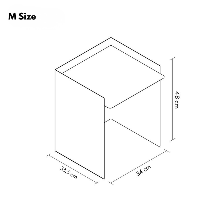 Cube Set of 3  Metal Nesting Table - APM042