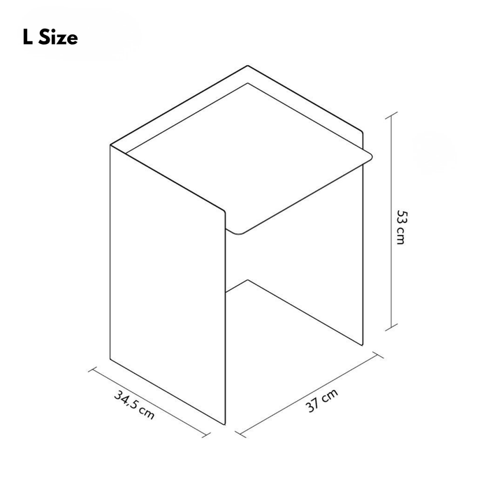 Cube Set of 3  Metal Nesting Table - APM042