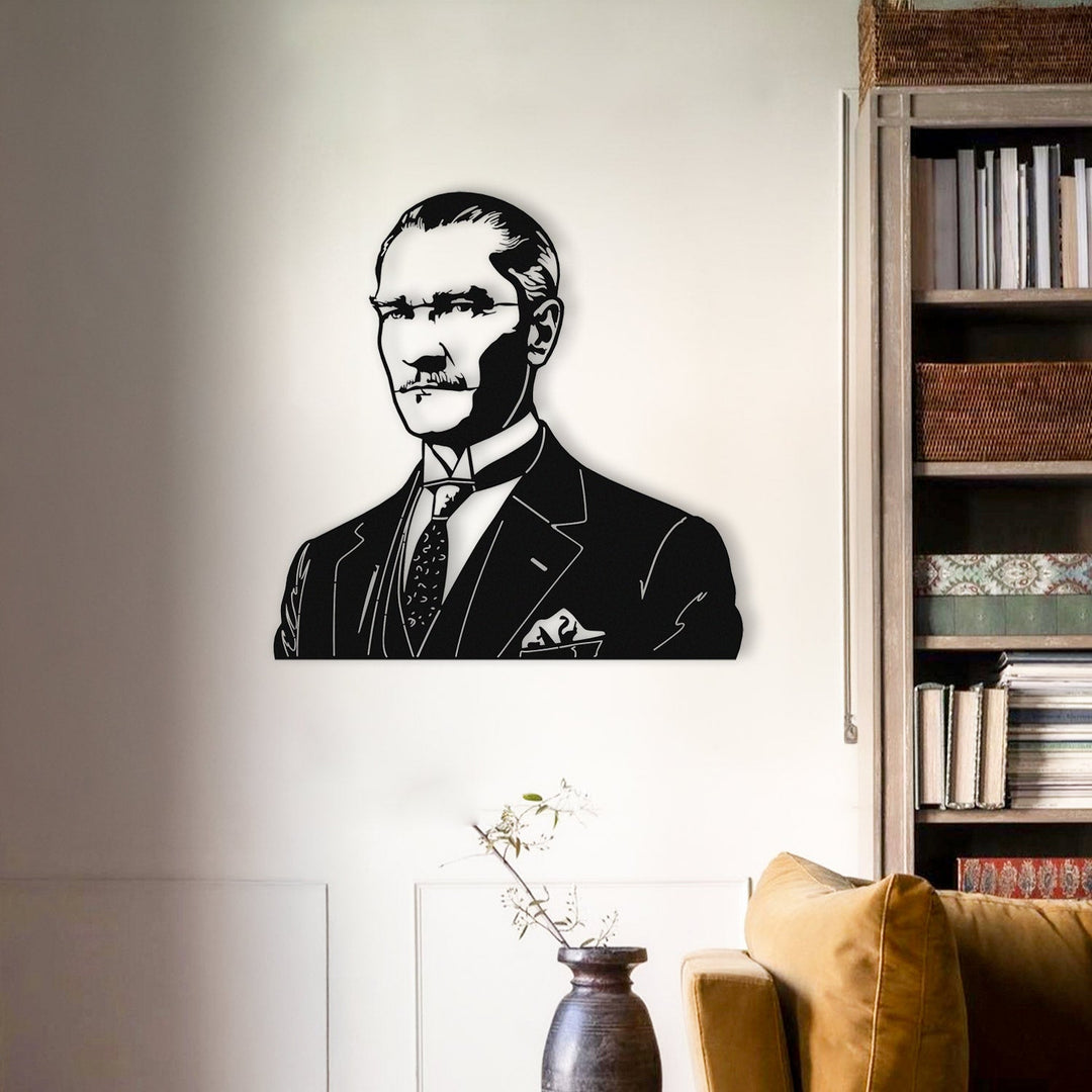 Atatürk Portresi Metal Tablo - APT840