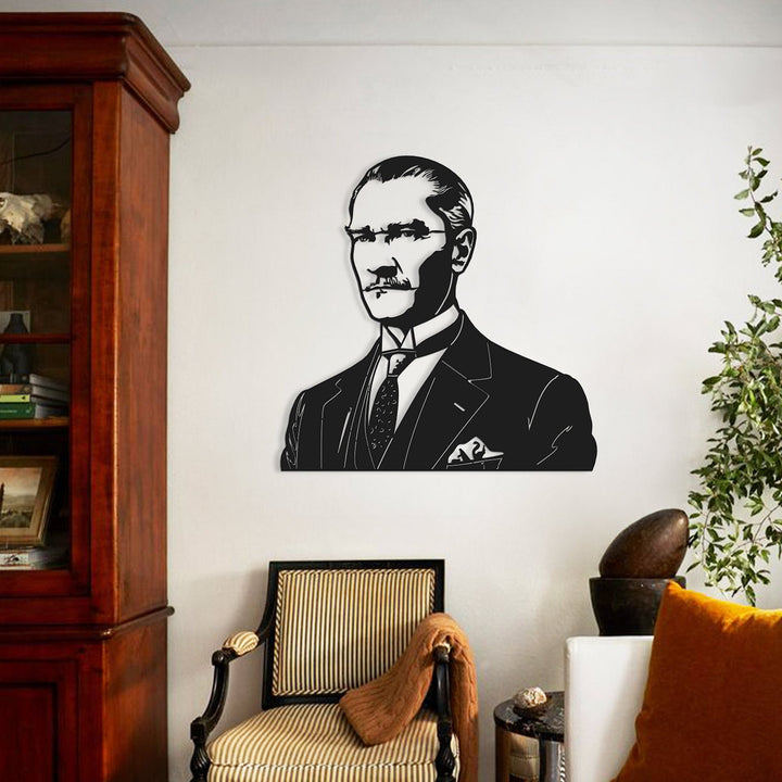 Atatürk Portresi Metal Tablo - APT840