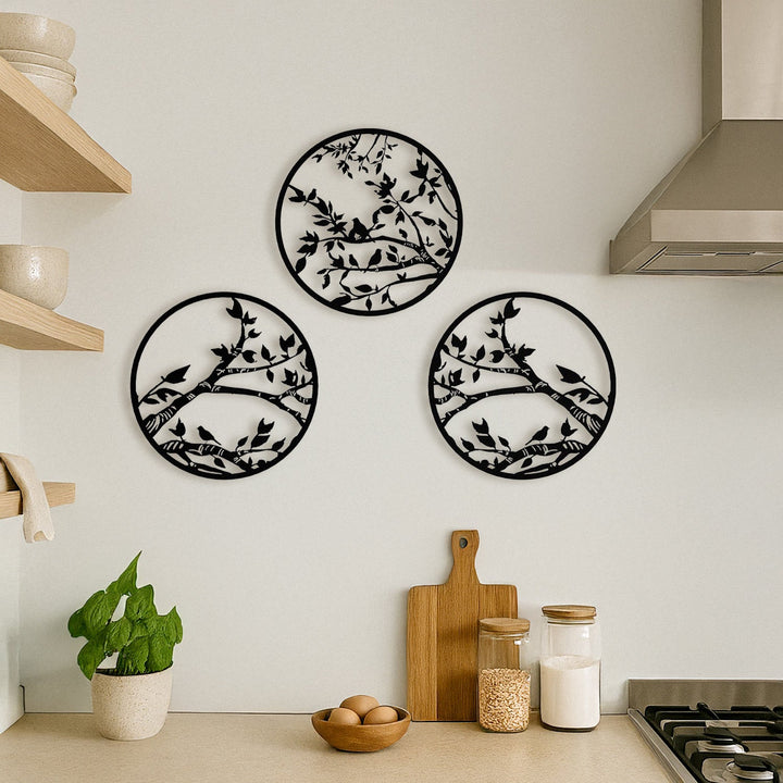 Birds on Branches Set of 3 - APT836
