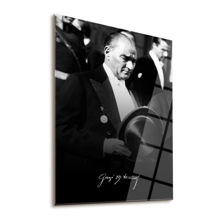 Gazi Mustafa Kemal Atatürk Cam Tablo - ATC069