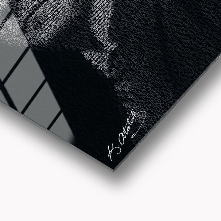 Ey Türk Gençliği! Cam Tablo - ATC059