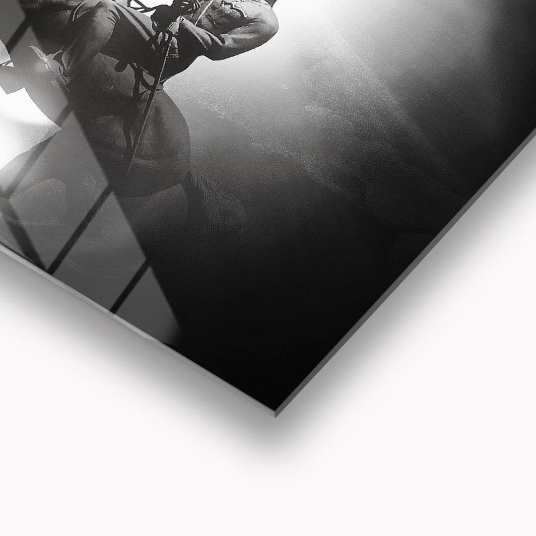 Büyük İşleri Yalnız Büyük Milletler Yapar Cam Tablo - ATC055