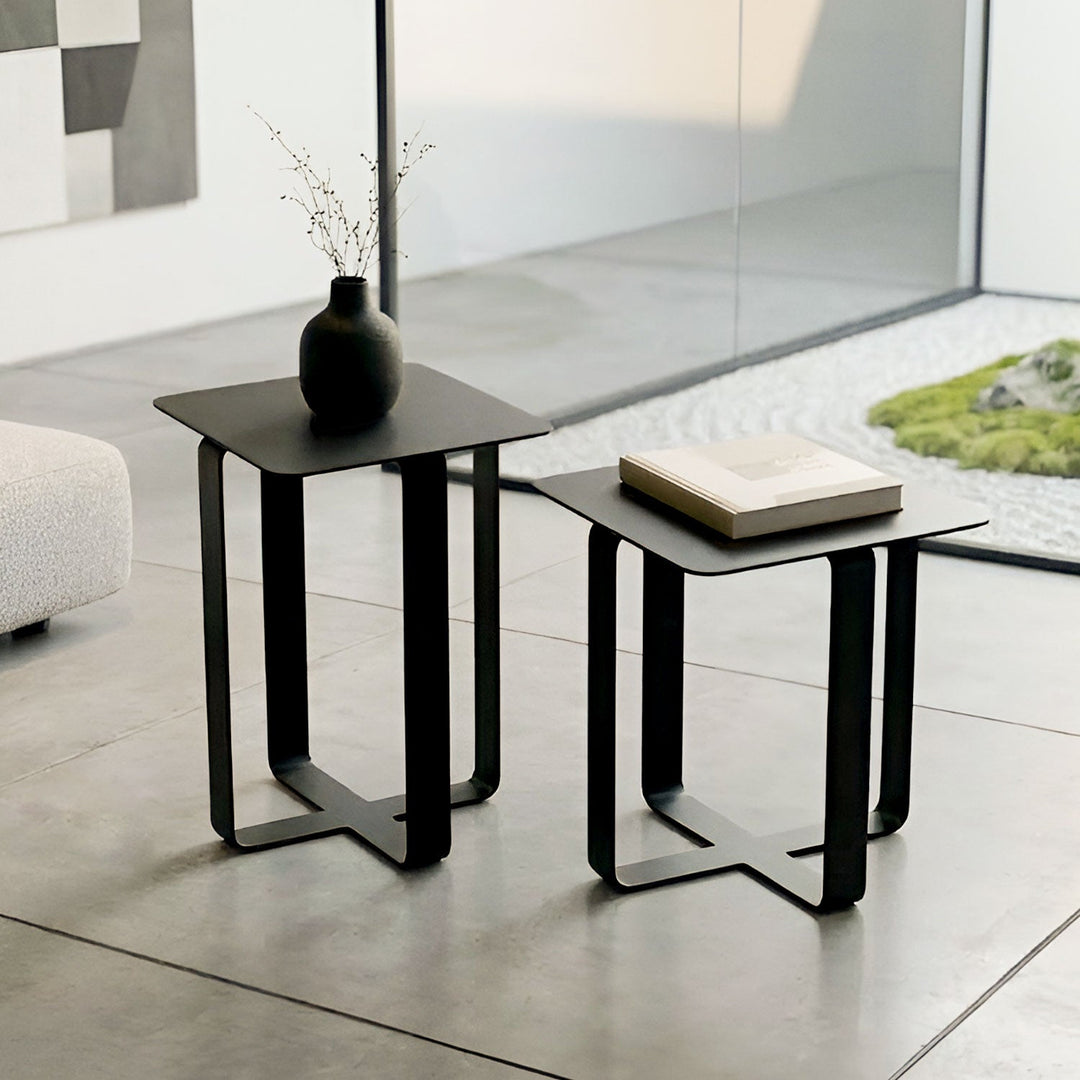 Frame Set of 2 Metal Side Table - APM012