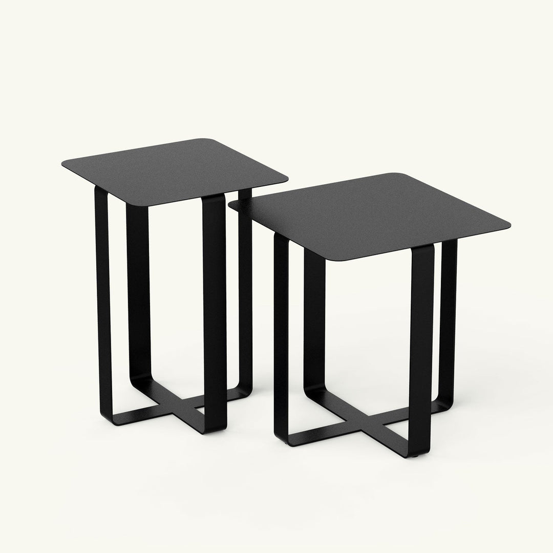 Frame Set of 2 Metal Side Table - APM012