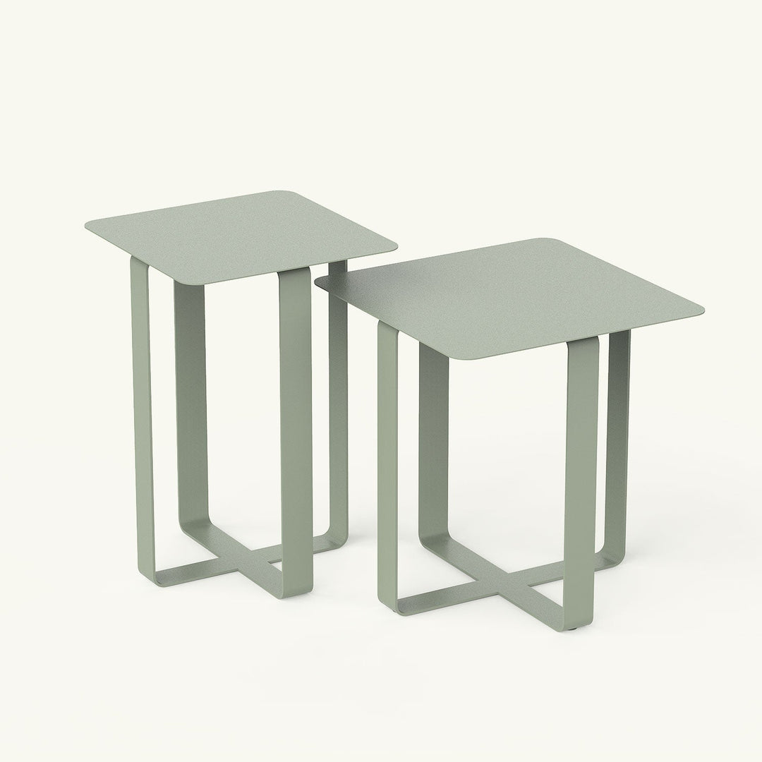 Frame Set of 2 Metal Side Table - APM012
