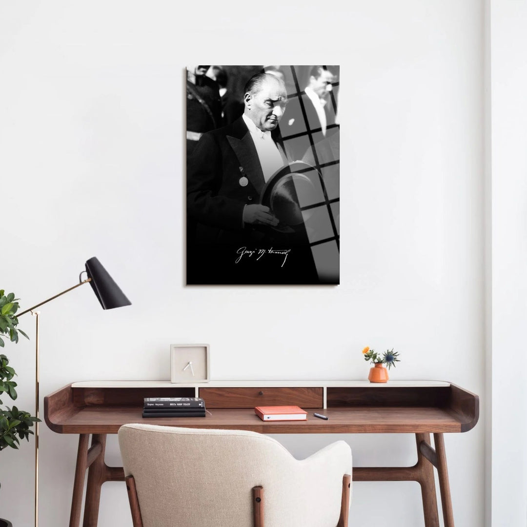 Gazi Mustafa Kemal Atatürk Cam Tablo - ATC069