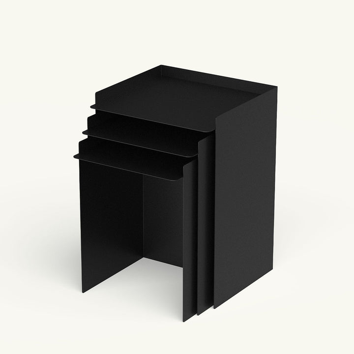 Cube Set of 3  Metal Nesting Table - APM042