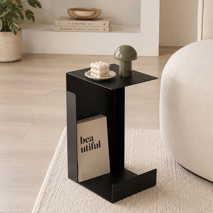 Terra Metal Side Table / Magazine Rack - APM032