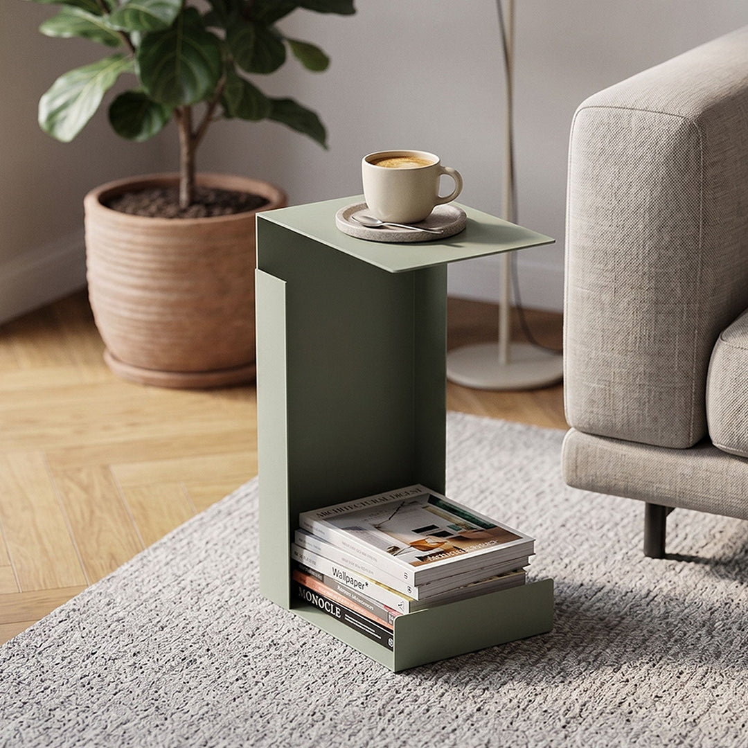 Terra Metal Side Table / Magazine Rack - APM032