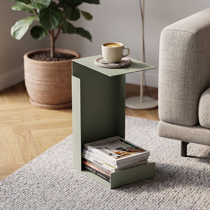 Terra Metal Side Table / Magazine Rack - APM032
