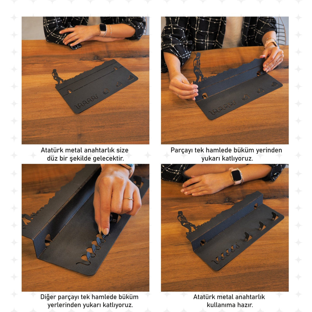 Atatürk Metal Duvar Askılık - APH168