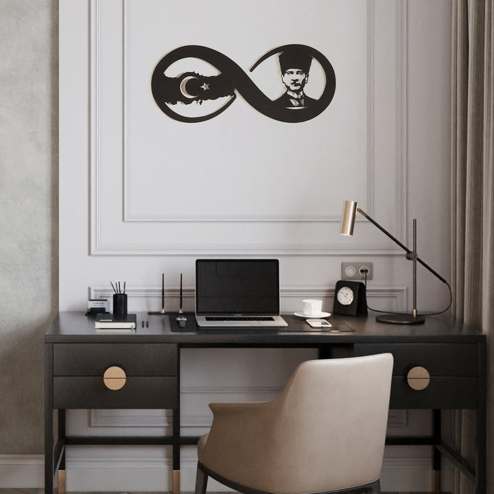 Metal "Sonsuza Kadar Atatürk ve Türkiye" Tablosu - APT752