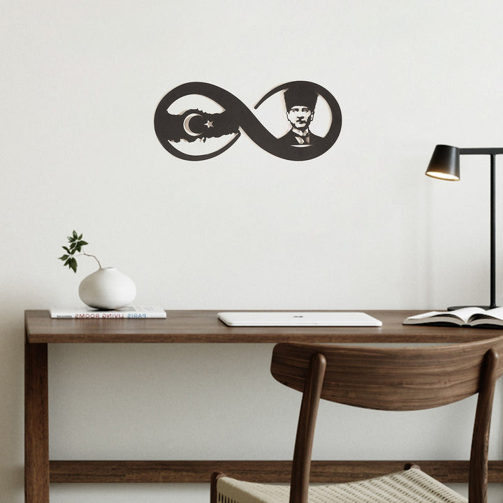 Metal "Sonsuza Kadar Atatürk ve Türkiye" Tablosu - APT752