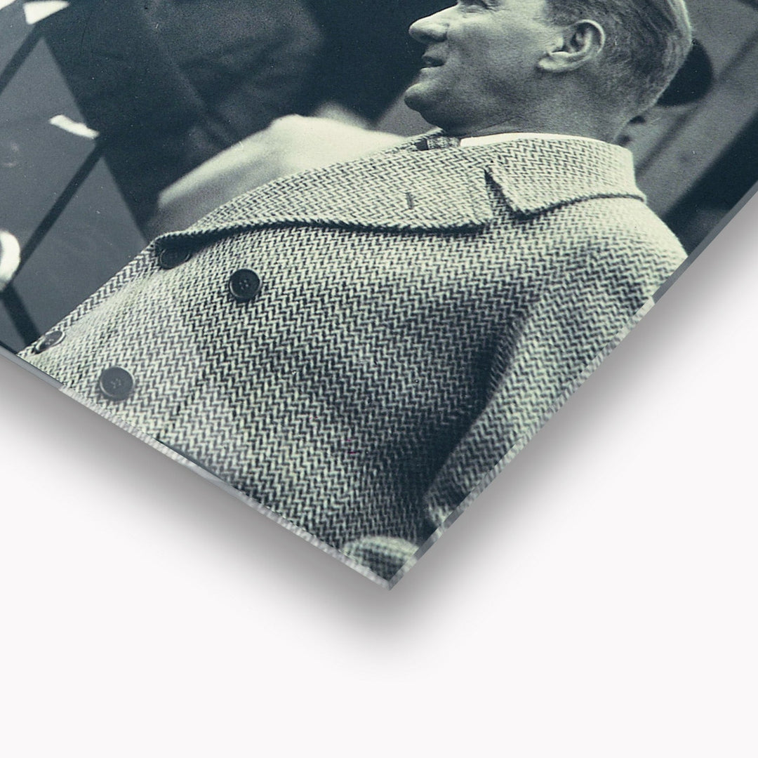 Atatürk ve Hacı Hüseyin Mazlum Bababalım Cam Tablo - ATC015