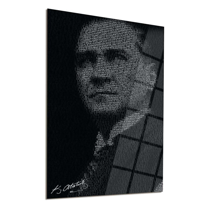 Ey Türk Gençliği! Cam Tablo - ATC059